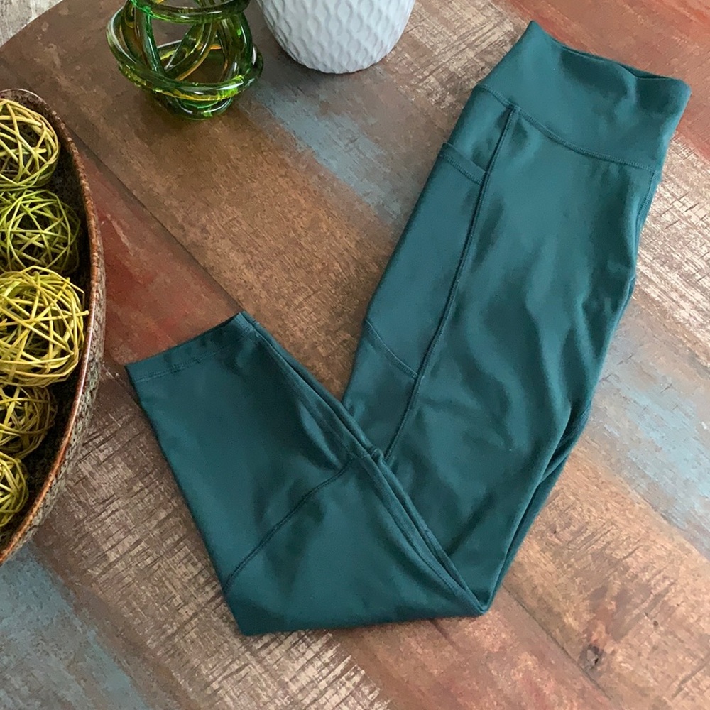 X Gottex Women’s Dark Green Athletic Leggings